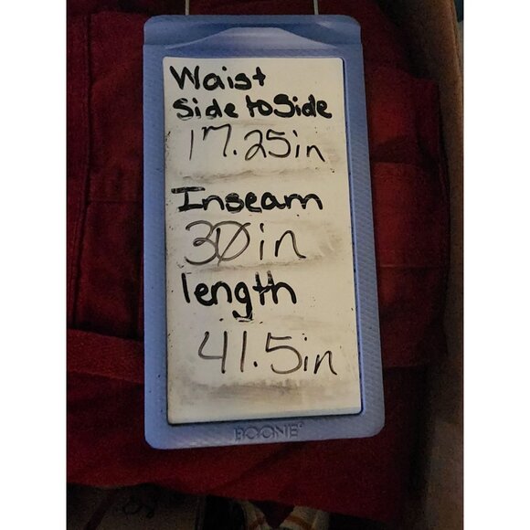 Must Way Cargo Pants Size 34X30 Utility Drawstring Outdoors Red Paratrooper - Picture 3 of 12